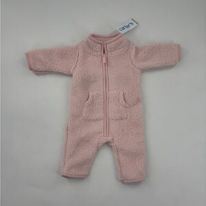 Carter's Soft Pink Sherpa Bodysuit-3 Months